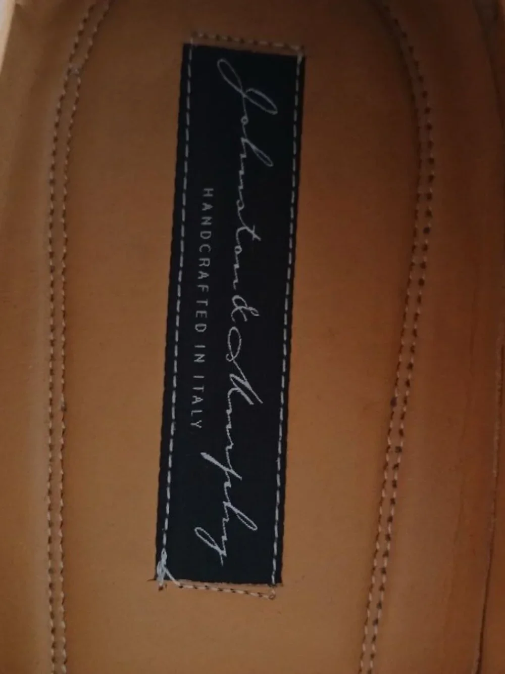 Johnston & Murphy Woven Leather Loafers Italy Men’s 10.5
